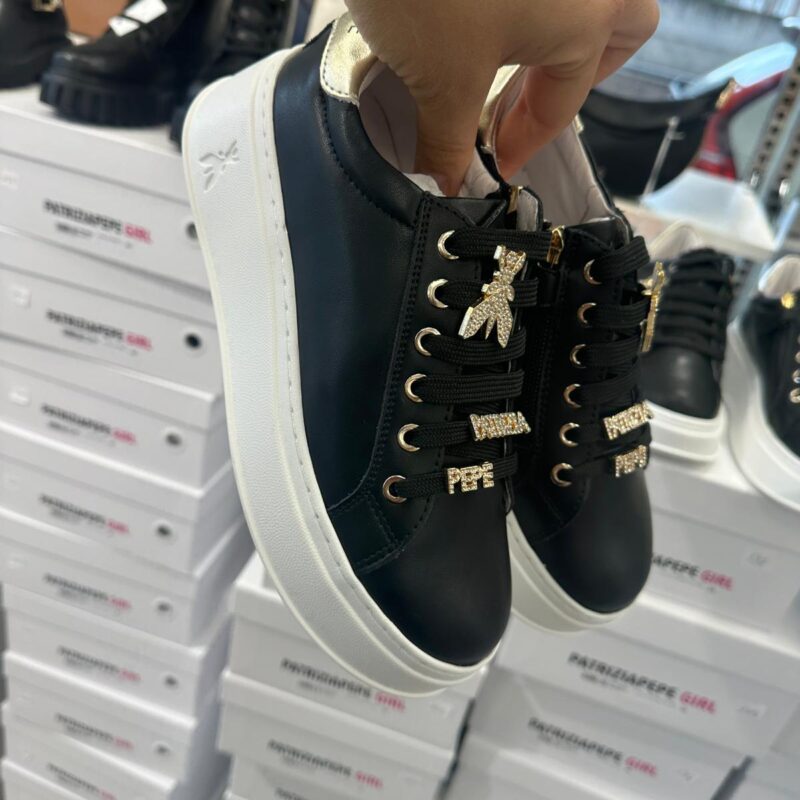 Patrizia Pepe Sneaker PPJ 905 vitello nero