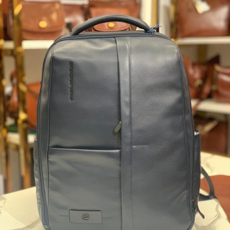 Piquadro zaino Russel porta pc in pelle ca6766w137/blu