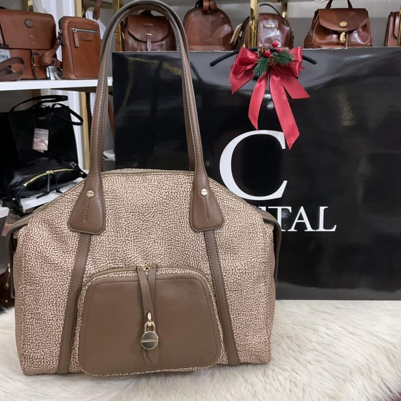 Borbonese borsa a spalla style 91010198