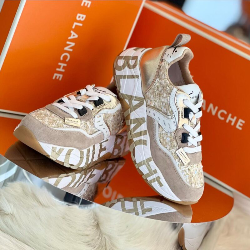 voile blanche club105 suede/ sequins