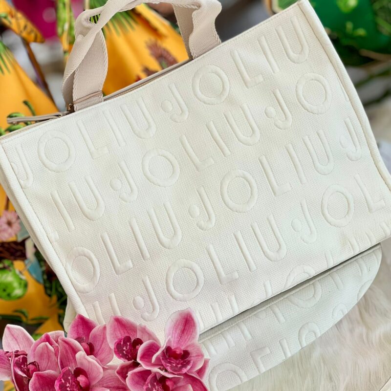 liujo tote logo bubble