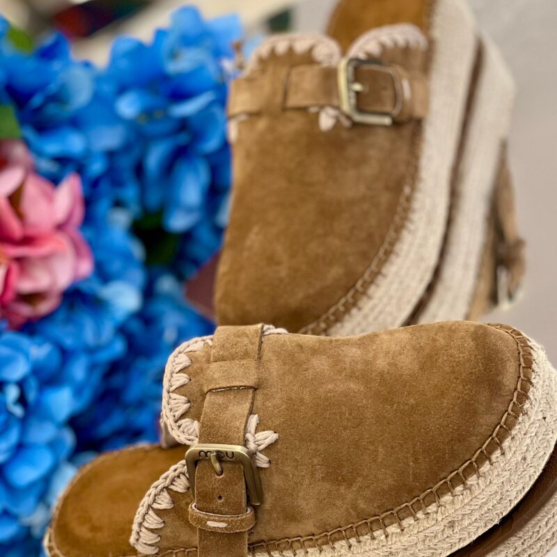 Mou juite clog plain suede