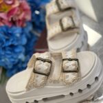 Mou Eva one -piece slide two-bucke