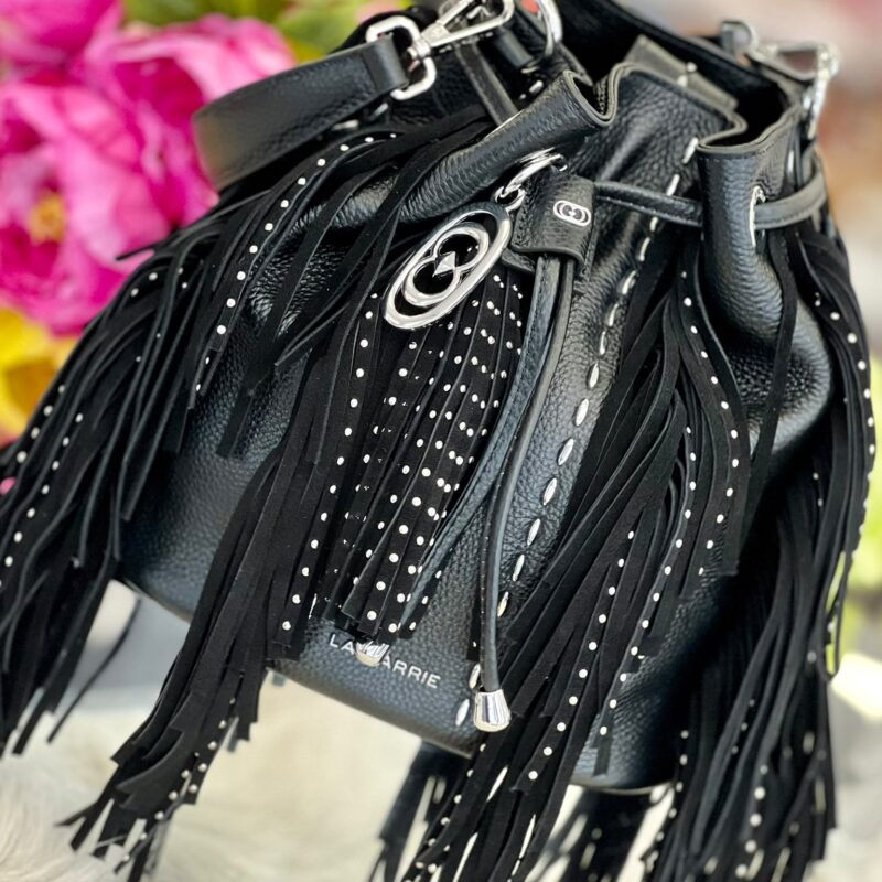 La Carrie rock bucket tumbled leather