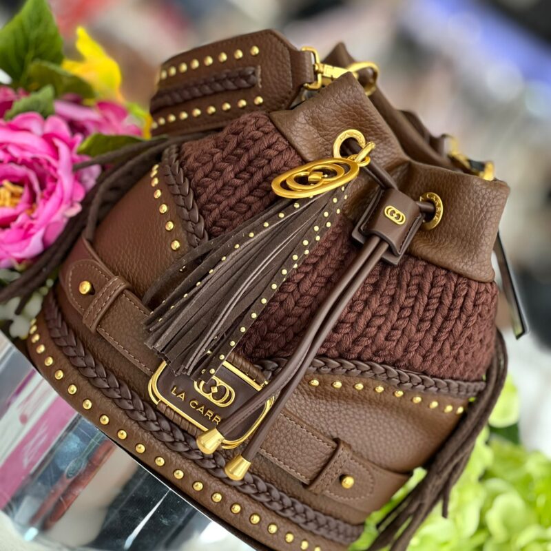 La Carrie montgomery bucket pu leather