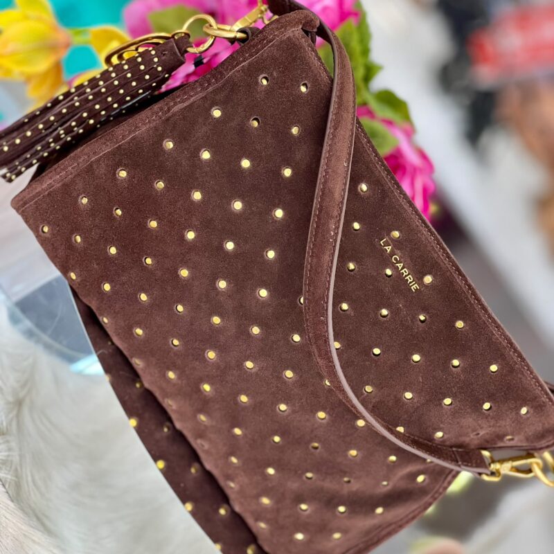La Carrie downtown soft shoulder bag suede