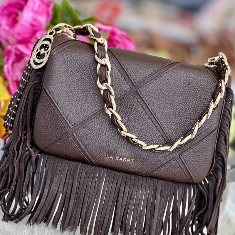 La Carrie isabel with fringes med shoulder bag